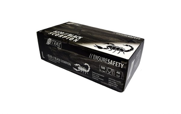 Black scorpion latex poedervrij (100 stuks/doos)