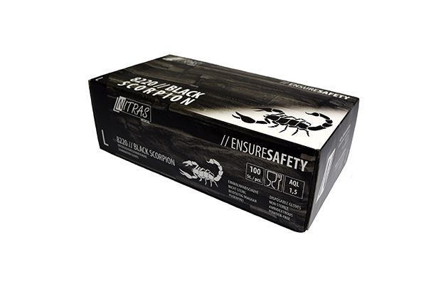 Black scorpion latex poedervrij (100 stuks/doos)