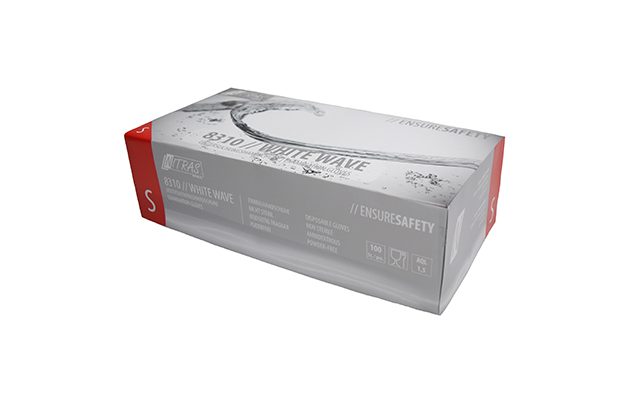 Witte nitril wegwerphandschoenen (100 stuks/doos)