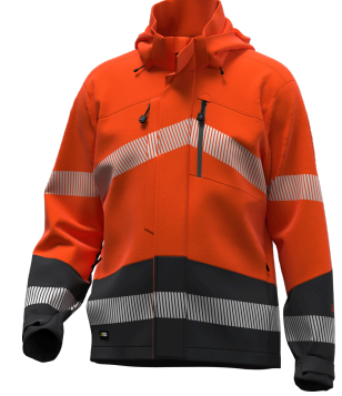 scuti hivis softshell jacket heren